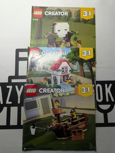Lego Creator 31078 Treehouse Treasures Instruction Manuals Only 2018 3 Books Onl - Picture 1 of 2