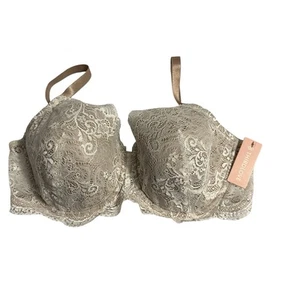 ThirdLove 24/7 Plunge-BH mit Spitze und Kontur - 42C - beige/elfenbein - Bild 1 von 8