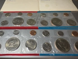 1976 US Mint P&D Bicentennial Uncirculated Sets-2 - Picture 1 of 1