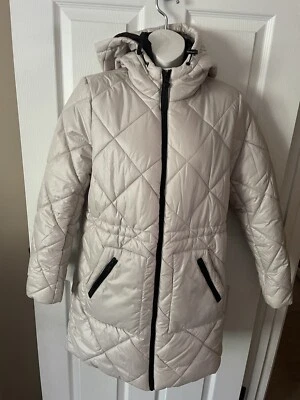 Sebby Collections Women’s Puffer Cream Colored Jacket Size S - Image 1 of 4