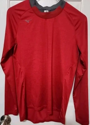 Camisa de compresión para mujer Mizuno atlética/softbol manga larga roja/gris talla S Foto 1 de 4