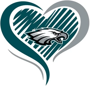 Philadelphia Eagles transferencia de hierro para camiseta + telas claras y oscuras #1 - Imagen 1 de 2