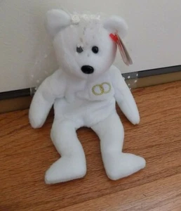 Ty Beanie Babies Wedding Bear - Picture 1 of 2