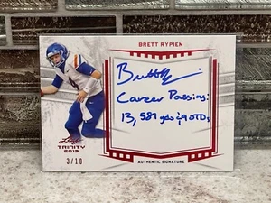 BRETT RYPIEN ~ 2019 Leaf Trinity ROOKIE A-BR1 Red Spectrum 03/10 - Picture 1 of 2