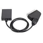 HDMI to SCART HD 1080P Video Audio Composite Scaler Converter Adapter DC Cable e