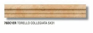 ACIF LISTELLO TORELLO COLLEGIATA 5X31 76DC1ER DECORO RIVESTIMENTO BAGNO - Foto 1 di 2