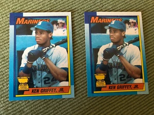 (2) 1990 Topps: #336 Ken Griffey Jr. NR-MINT Rookie RC HOF - Picture 1 of 2