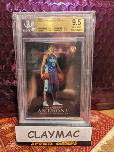 Carmelo Anthony 2003-04 Topps Pristine Rookie RC /499 BGS GEM MINT+ 10 & 3x9.5 - Picture 1 of 2