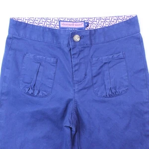 PANTS VINEYARD VINES GIRLS NAVY BLUE SLACKS SIZE 8 CHILDRENS - Picture 1 of 5