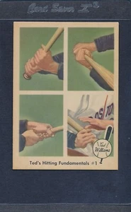 1959 Fleer Ted Williams #071 Ted's Hitting Fundamentals #1 NM *435 - Picture 1 of 1