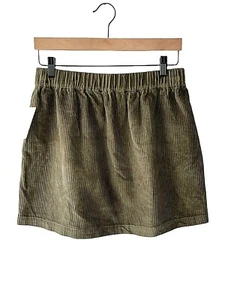 BP Nordstrom Minirock Größe S olivgrün Cord Pull On Stretch Taille - Bild 1 von 5