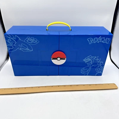 Pokemon Nintendo GAME FREAK Azul Almacenamiento Estuche 2004 Tomy - Raro De Colección Foto 1 de 4
