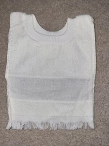 Maglione Charles Craft bavaglino bambino punto croce 100% cotone 14 pezzi Aida bianco - Foto 1 di 3
