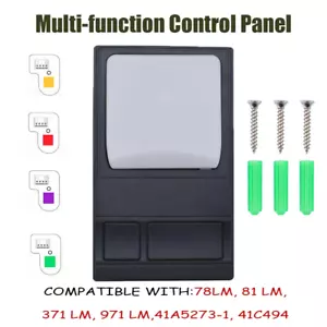 Panel de control de teclado de repuesto 78LM 41C494 (púrpura, rojo, verde botón de aprendizaje) - Imagen 1 de 14