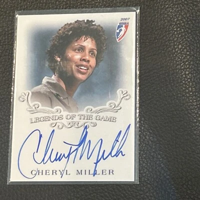2007 Rittenhouse WNBA Legends of the Game Auto Cheryl Miller Auto HOF 🔥 - Image 1 of 4