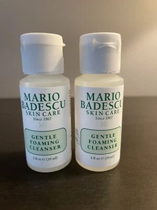 Mario Badescu Skin Care Gentle Foaming Cleanser 1 fl oz 29 ml Travel Size X2 NEW - Picture 1 of 2