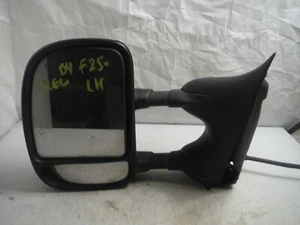 2004 Ford F-250 Driver Left LH Side Mirror Heat w/ CRACKED Signal OEM 1999-2007 - Picture 1 of 19