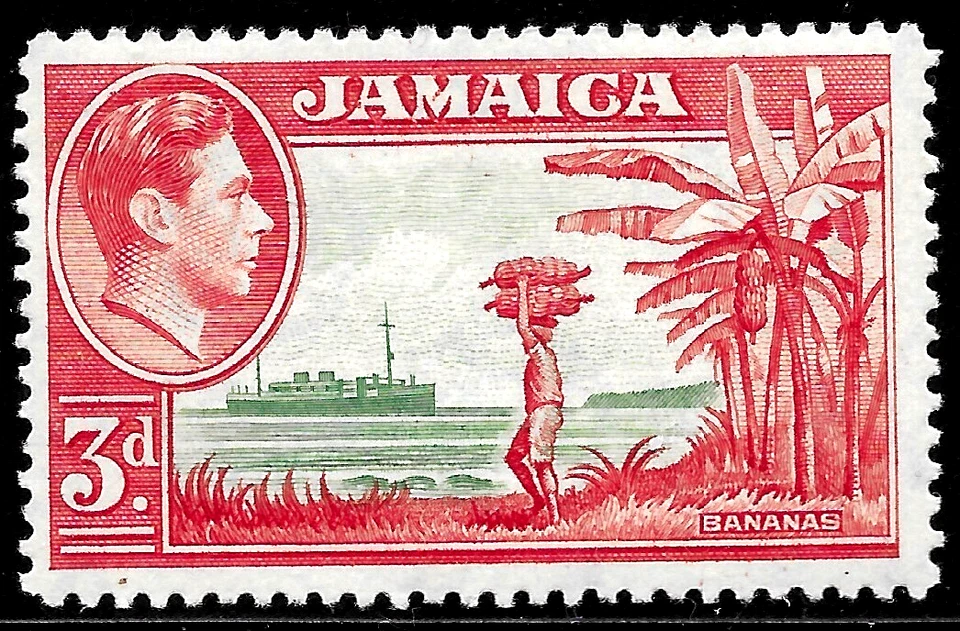 Jamaica SC#121 1938 GEORGE V I/MNH**OG VF BANANAS Foto 1 de 1