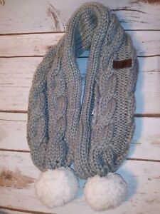Sherpa Cable Knit Dog Scarf by UGG in grey for Small / Medium Dogs