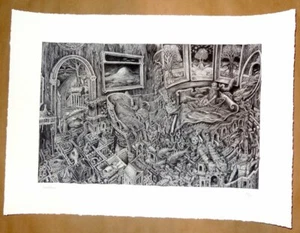 David Welker - The Maze Pencil Giclée-Druck Poster - Bild 1 von 5