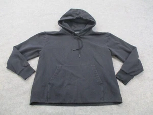 Athleta Hoodie Womens Medium Black Pullover Drawstring Athletic Active Ladies - Picture 1 of 8