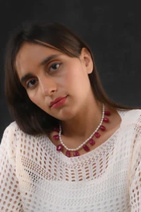 Statement Necklace Natural Rice Pearl Handmade Wedding Bridal Bollywood Jewelry - Picture 1 of 3