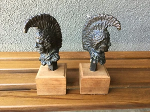 2 PAUL CRITES WESTERN DETAILED BRONZE SCULPTURE LIMITED EDITION COWBOY VINTAGE - Picture 1 of 9