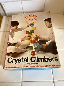 Vintage 3337 ~ PLAY HOUR Crystal Climbers Cylinders Complete by Pressman