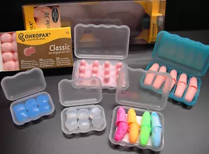 OHROPAX Classic Soft Color Silicon-Aqua Silicon-Clear 3D-Schlafbrille - Bild 1 von 12