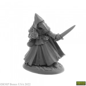 Reaper Bones USA Dungeon Dwellers 07024 BROTHER LAZARUS PLAGUE DOCTOR - Picture 1 of 1