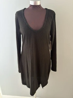 Vestido No Boundaries Mujer XXL Negro Acanalado Bodycon Elastizado Gótico Rave Bruja Encaje Foto 1 de 4