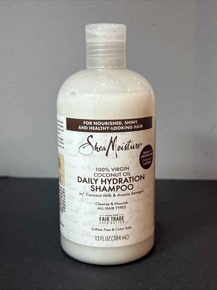 Shea Moisture Daily Hydration Shampoo 100% Virgin Coconut Oil (13 oz) - Image 1 of 1
