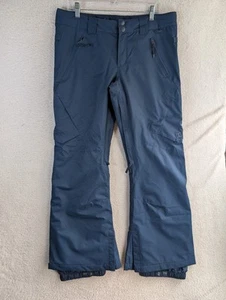 DC Nonchalant Snowboard Pants Womens Large Blue Ski Winter Snow 10K Waterproof - Picture 1 of 24