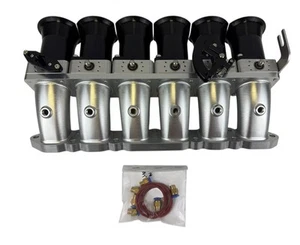 Colector de admisión Billet 50 mm ITB cuerpos de acelerador individuales CNC VW 3,2 L VR6 24 V - Imagen 1 de 6