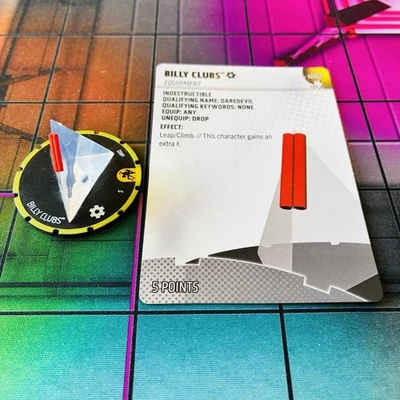 Heroclix Billy Clubs Equipment | s002 | Spider-Man Beyond Amazing | Daredevil - Image 1 of 4
