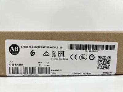AB 1756-EN2TR Ser C ControlLogix Ethernet Module Allen-Bradley 1756EN2TR - Image 1 of 3