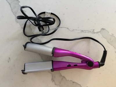 Crimpador de cabeça de cama TIGI desvio e curvo curvo rosa - Imagem 1 de 3