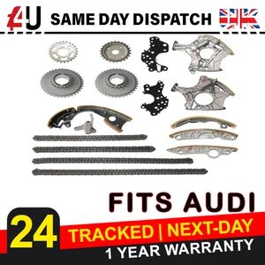 TIMING CHAIN TENSIONER Kit For AUDI 2.4 3.2 FSI BDW V6 V8 06E109217H 06E109218H - Picture 1 of 5