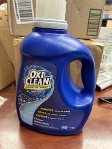 OXI CLEAN LAUNDRY DETERGENT 67 LOADS 100.5 FL oz OXICLEAN SPARKLING FRESH - Picture 1 of 3