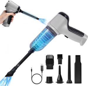 Aspirabriciole Senza Fili, 3 in 1 Mini Aspirapolvere Portatile, 9000 Pa Aspirabr - Foto 1 di 12