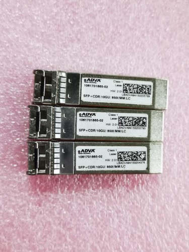 ADVA 1061701865-02 SFP+CDR/10GU/850I/MM/LC, 850nm MMF | eBay