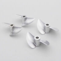 Rc Propeller CNC Machined 4 blades Alloy 465 For 6.35mm 1/4" Prop Shaft Rc Boat