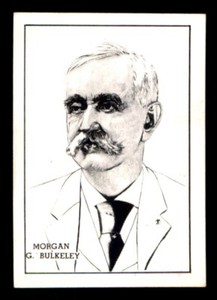 1950 Callahan HOF Baseball #9 Morgan Bulkeley EX/MT