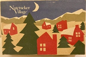 Nutcracker Village Set Of 4 N.O.S. 1994 Excellent - Picture 1 of 10