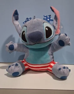 Nuevo Peluche Disney Stitch Patriotic Stitch 4 de Julio Rojo Blanco y Azul América - Imagen 1 de 3