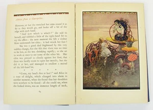 1920s Alice In Wonderland HC Carrol, Hodder & Stoughton, Hudson Illustrations - Imagen 1 de 16