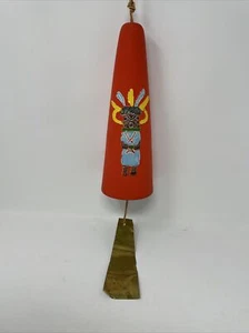 Kachina wind chime 23” 3D pottery hand painted - Picture 1 of 12