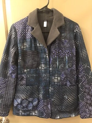 Dosa Algodón Azul Gris Invierno Chaqueta Talla 1 (Artículo A48) Foto 1 de 4