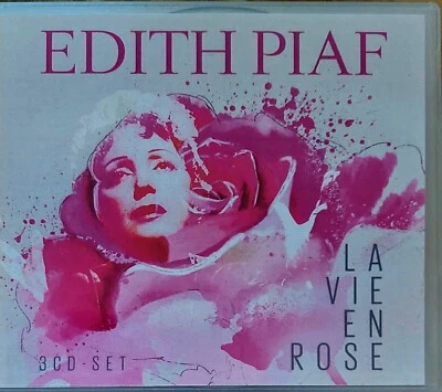 Edith Piaf,  La Vie En Rose, 3 Cd's, Plus 3 Cd's extra - Bild 1 von 3