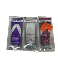 3 PACK Almay Velvet Foil Cream Shadow Assorted Variety Shades 070 050 040 - Picture 1 of 8
